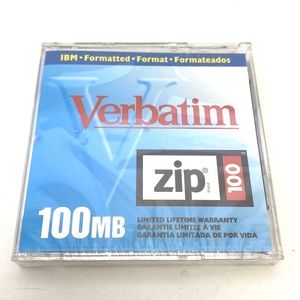 Verbatim Zip Disk 100MB IBM with Jewel Case 1-Pack Factory Sealed